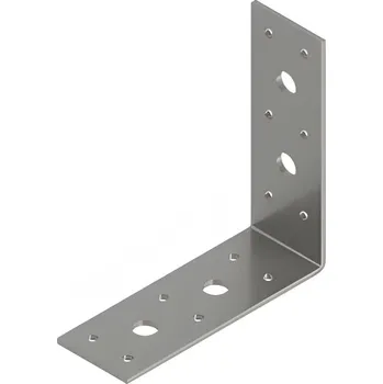 Tesařské kování Bova Spojovací úhelník, 110 × 40 × 110 mm, ocel, žárově pozinkováno, 20 ks BV/Ú 05-27