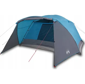 Stan Stan turistický s kabinou, voděodolný, pro 4 osoby, modrý, 350x280x155