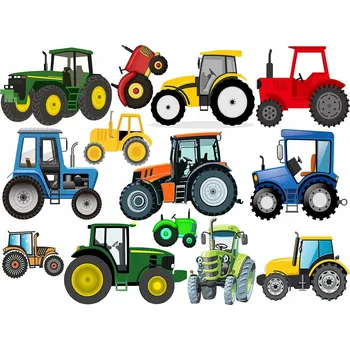 Tetování Smyvatelné tetování pro děti - Traktory - Sada