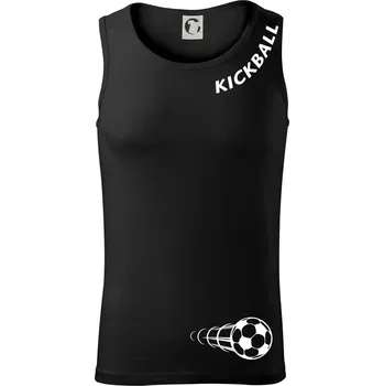 Kickball nápis šikmo - Tílko pánské Core - 2XL ( Černá )