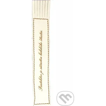 Doplněk ke knize Záložka Priateľstvo je súčasťou ľudského šťastia - Macoli Hand Made Macoli Hand Made