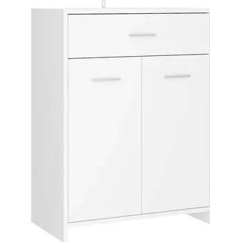 Koupelnový nábytek Koupelnová skříňka z dřevotřísky, bílá, 60x33x80 cm