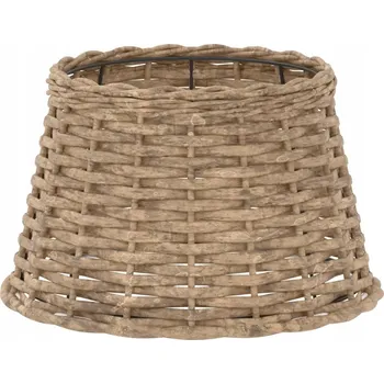 Obraz Vrbové stínidlo na lampu s Železným Držákem, Hnědé, 38x23 cm