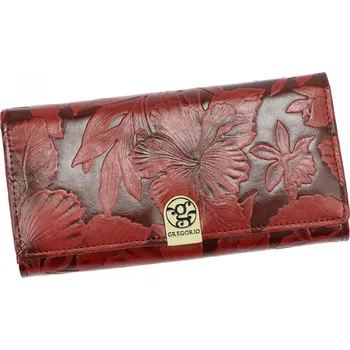 Dámská kožená peněženka červená - Gregorio Leriana červená