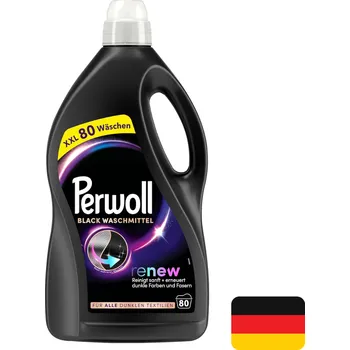 Prací gel Perwoll prací gel 80 dávek Renew Black 4 l (Dovoz: Německo)