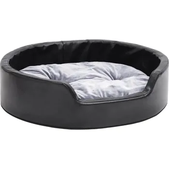 Pelíšek pro psa Pelíšek pro psa s protiskluzovou spodní stranou, černo-šedý, 69x59x19 cm