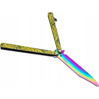 Kuchyňský nůž Tréninkový motýlek, SIMPLY, CS:GO, rainbow