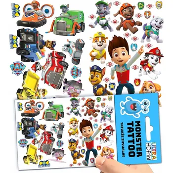 Tetování Filmová a herní nálepka na tetování Dětské vodní tetování Omyvatelné k narozeninám Dárek Dočasný dárek pro děti Originální opakovaně použitelné Spousta Vzorů