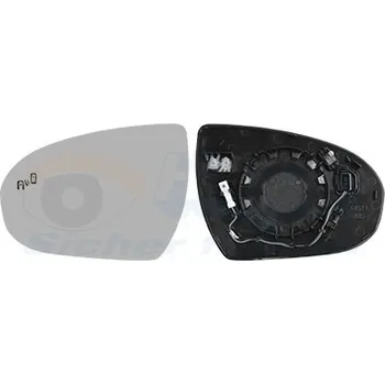 Auto zrcátko Sklo do zrcátka, vnější zrcátko VAN WEZEL 8264835