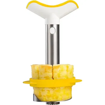 Kráječ na chleba Kráječ ananasu Vacu Vin Pineapple Slicer & Wedger Stainl 20 x 10 cm 4874360 šedá 09X