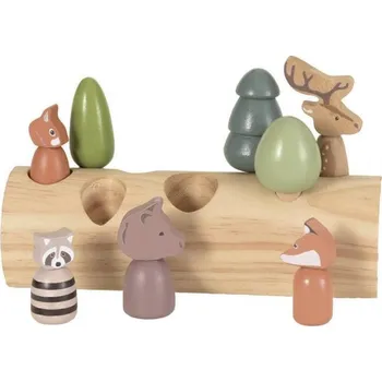 Dřevěná hračka HRAČKA Dřevěná Hračka pro Batole - Logická Skládačka Rozvíjí Manuální Zručnost