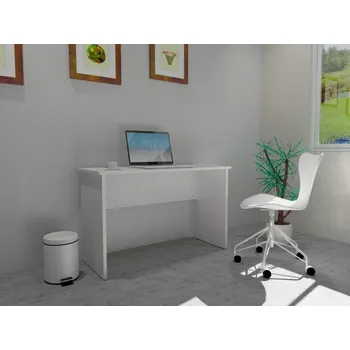 Psací stůl Obdélníkový psací stůl Gindo 88 x 51 x 75 cm bílý