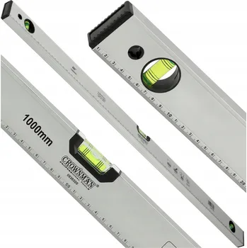 Vodováha CROWNMAN Hliníková vodováha 100 cm s magnetem CM-0936500