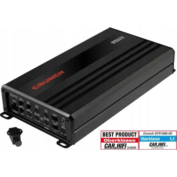 Hi-Fi komponenty 4kanálový zesilovač do auta Crunch GTX1600.4D, RMS výkon 4x120 W při 4 Ohmech