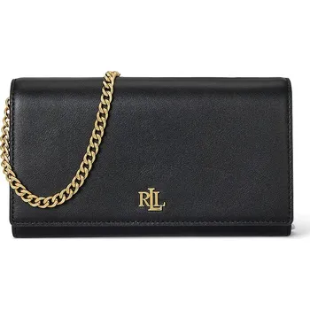 Kabelka Kožená kabelka Lauren Ralph Lauren 432980206 černá 99X, vel. ONE SIZE