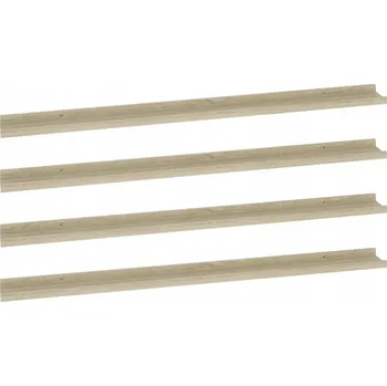 police Nástěnná police MDF dub sonoma 115x9x3 cm, max. nosnost 5 kg