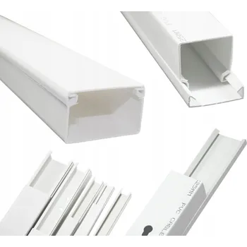 kabelová chránička Elektroinstalační lišta Euro-Box 15x10 mm, 2 m, PVC, bílá, CE