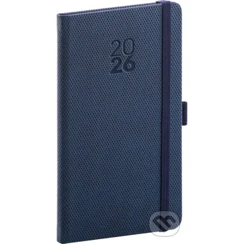 Doplněk ke knize NOTIQUE Vreckový diár Diamante 2026 (modrý) - Notique Notique