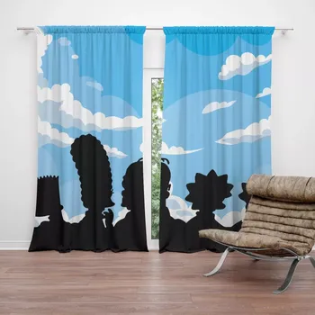 Závěs Sablio Závěs Cartoon 2: 2ks 140x250cm