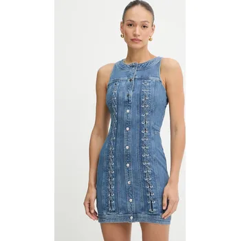 Dámské šaty Džínové šaty Guess LISBETH W5GK93.D4H7C modrá 95X, vel. M