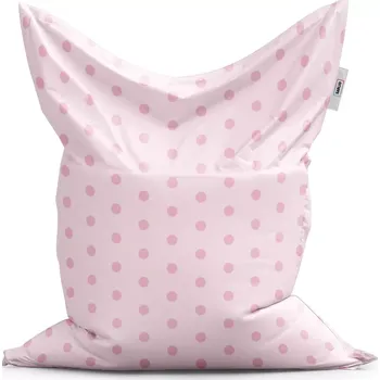 Sedací pytel Sablio Sedací vak Classic Růžové puntíky - 150x100 cm