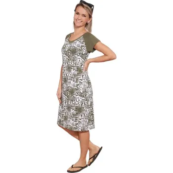 Dámské šaty Šaty DOROTA tmavá khaki S