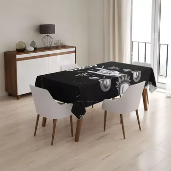 ubrus Sablio Ubrus ACDC Live fast, die young - 90x90 cm