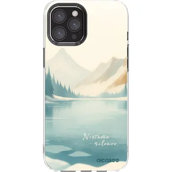 Pouzdro na mobilní telefon Picasee silikonový průhledný obal pro Apple iPhone 12 Pro Max - NOTHERN SILENCE