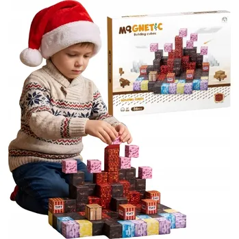 ostatní stavebnice Sada magnetických Stavebnice , 86 vzdělávacích dílků pro děti