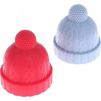 Pletená zátka na láhev vína ve tvaru čepice, silikonová nádoba