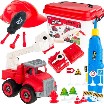 autíčko SADA MALÉHO HASIČE VOZIDLA AUTÍČKA VŮZ PŘÍSLUŠENSTVÍ