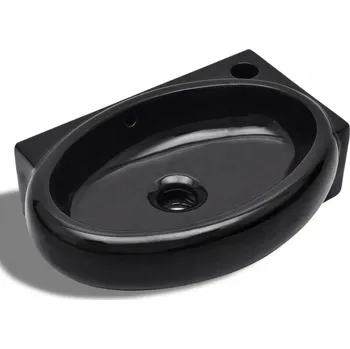 Umyvadlo na desku oválné 1 černé