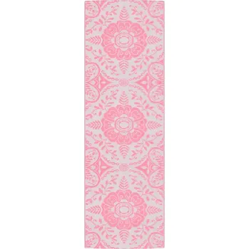Koberec Oboustranný venkovní Koberec ARAKIL růžový 80x250 cm, žakárový, PP