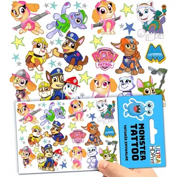 Tetování Filmová a herní nálepka na tetování Dětské vodní tetování Omyvatelné k narozeninám Dárek Dočasný dárek pro děti Originální opakovaně použitelné Spousta Vzorů