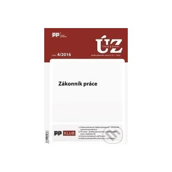 Úplné znenia zákonov 4/2016 - Poradca podnikateľa Poradca podnikateľa