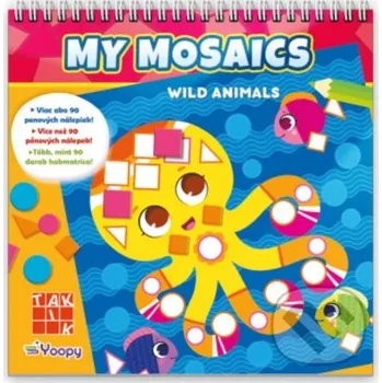 omalovánky Mozaikové nálepky - Divoké zvieratá - Taktik Taktik