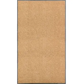 Rohožka Protiskluzová rohožka krémová 150x90 cm, polyamid, PVC, pratelná