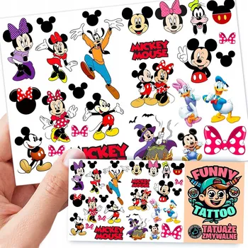 Odstranitelné tetování Tetování Mickey Mouse FUNNY TATTO 1 ks