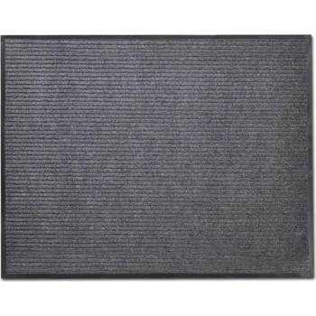 Rohožka Protiskluzová rohožka z PVC, šedá, 180 x 120 cm, Polyester 100%