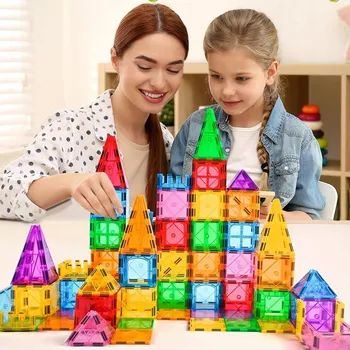 ostatní stavebnice STAVEBNICE KOSTKY XXL VELKÁ SADA 3D PRO DĚTI 100 DÍLKŮ