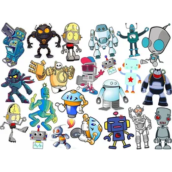 Tetování DOČASNÉ TETOVÁNÍ PRO DĚTI ROBOTI SADA