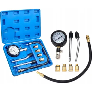 Autoelektronika TESTER TLAKU KOMPRESE VSTŘIKU MĚŘIČ BENZÍNU 0-300 Psi