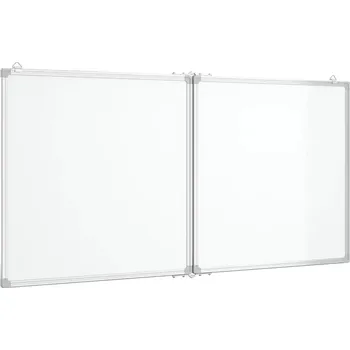 Kancelářský nábytek Skládací magnetická tabule bílá 120 x 60 x 1,7 cm