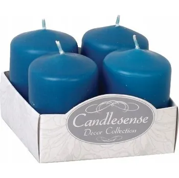 Svíčka Tradiční parafinová svíčka bez vůně Zniczplast 4 ks