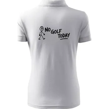 No Golf Today - Polokošile dámská Pique Polo - 2XL ( Bílá )