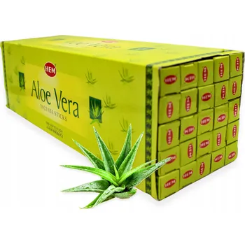 Vonná tyčinka Vonné indické tyčinky HEM Aloe Vera Aloe Sada 200 ks
