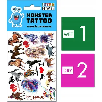 Tetování DOČASNÉ OMYVATELNÉ TETOVÁNÍ PRO DĚTI - KONĚ