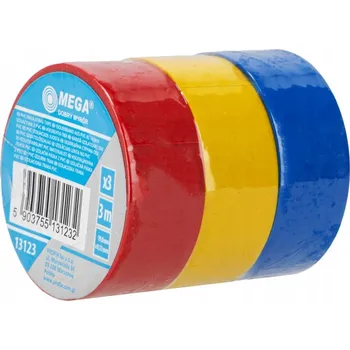 Izolační páska Izolační páska PVC 19mm x 0,13mm x 3m - ks MEGA (13123)