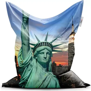 Sedací pytel Sablio Sedací vak Classic Socha Svobody - 150x100 cm