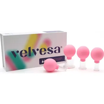 Baňkování Skleněné masážní baňky s balónkem - sada 4ks